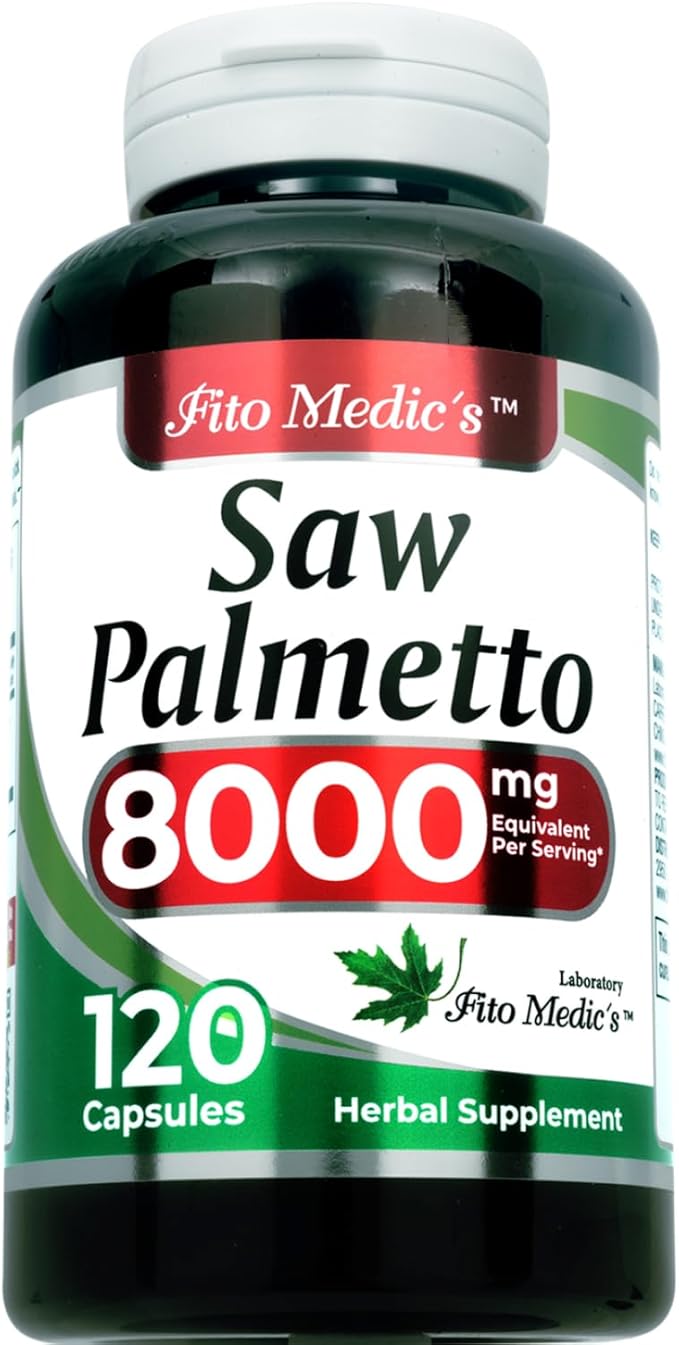 FITO MEDIC'S Saw Palmetto | Saw Palmetto Capsules | 120 Capsules | Concentrated Extract | Highly Absorbable Herbal Supplement
