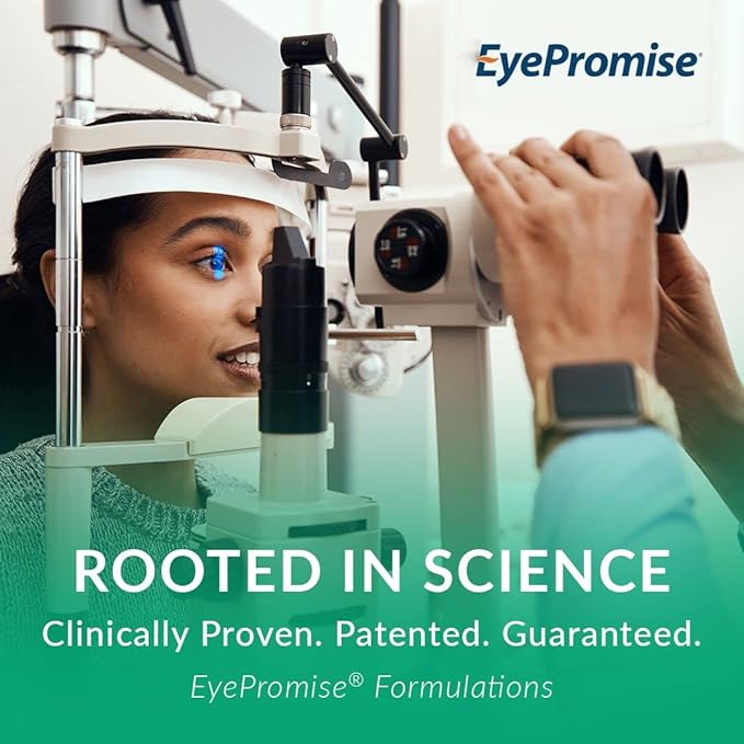 EyePromise Vizual Edge Supplement - 30 Chewable Tablets, 30-Day Supply, Citrus Flavor - AREDS 2 Eye Vitamin with 20mg Zeaxanthin & 10mg Lutein for Macular Support and Vision Health