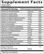 Research Labs Prenatal Vitamins for Women 2 Fer 1 Ad: 6X More Bioavailable Methylated Folate Folic Acid MTHF 5 | Supports Brain Development, Healthy Growth