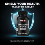 Potassium Iodide Dietary Supplement 130 mg per Serving - 150 Tablets (3 Bottles)