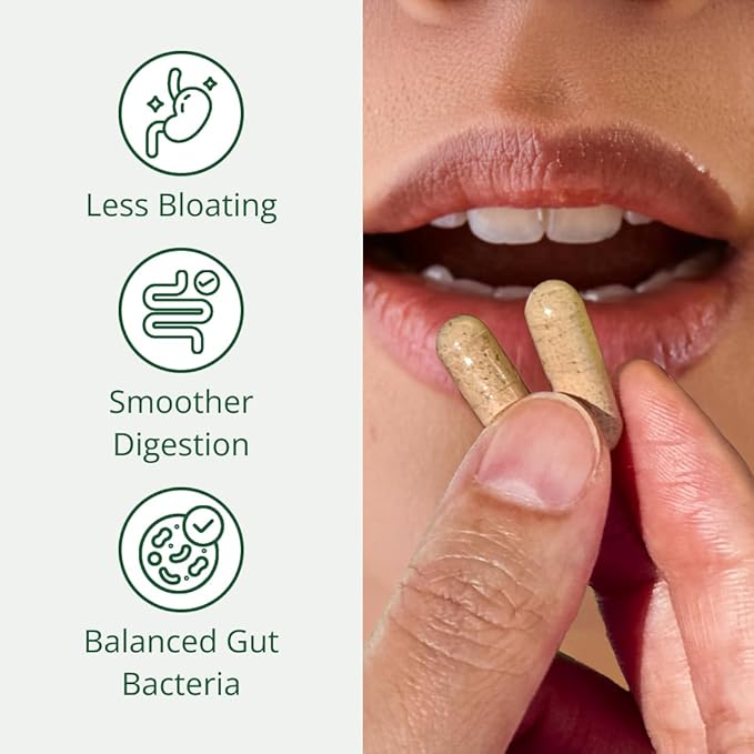 Semaine Super Powered Prebiotic + Probiotic for Women, Effective 3-in-1 Multi-Action Formula to Nourish Gut Health, Soothe IBS, Support Bloat Relief & Immunity Boost, Clinically-Studied (60 ct)
