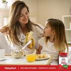 Piping Rock Kid's Multivitamin and Probiotic | 50 Gummies | Berry Punch Flavor | Vegetarian, Non-GMO, Gluten Free Children's Supplement