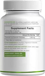DEAL SUPPLEMENT Quercetin 1,000mg Per Serving, 300 Capsules – Healthy Immune Support Supplements, High Bioavailable Flavonoids, Natural Antioxidant – Non-GMO, Soy Free, No Gluten