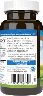 Carlson - Vitamin D3 5000 IU (125 mcg), Bone Health, Muscle Health, Cholecalciferol, Vitamin D Supplements, Vitamin D3 Soft Gels, 120 Softgels