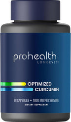 ProHealth Turmeric Curcumin Supplement: 285 Times More Bioavailable - Developed by Neuroscientists. 1000 mg Concentrated Longvida Curcumin Extract Per Serving (60 X 500mg Capsules Per Bottle)