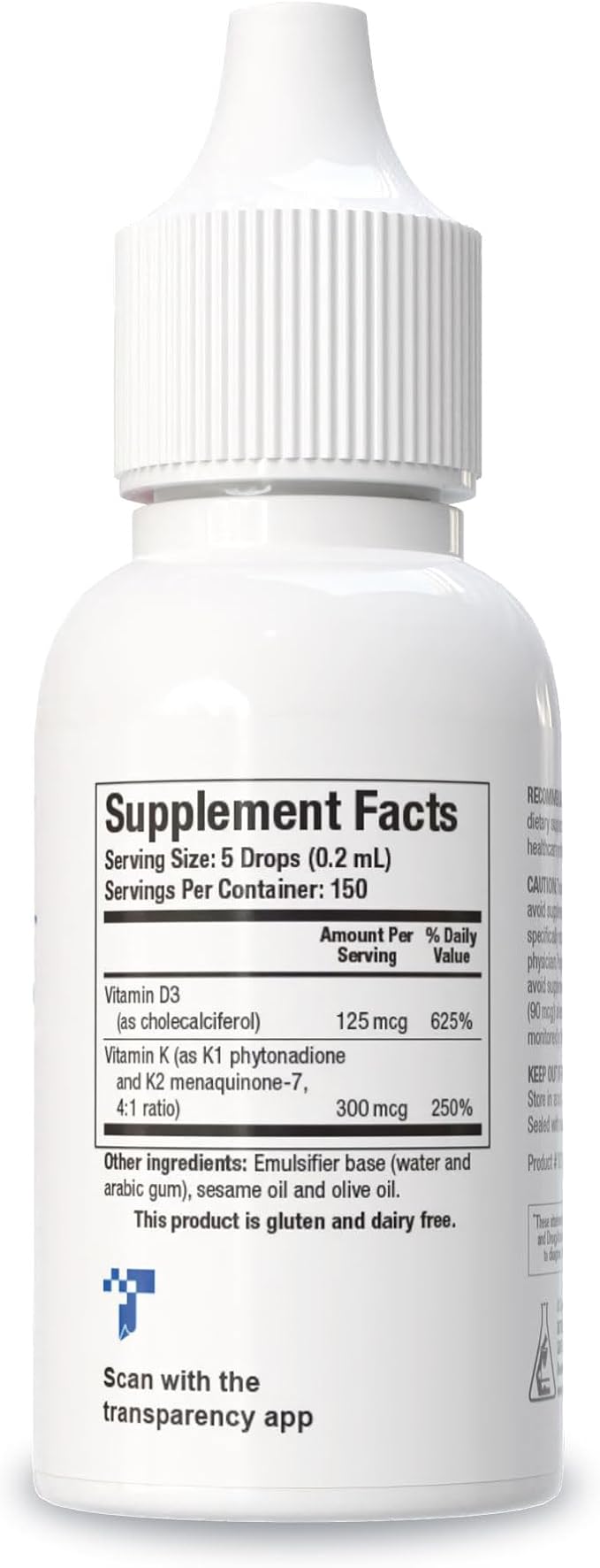 Biotics Research Bio-DK-Mulsion™–Emulsified Liquid Vitamin D and K, D3 Drops 125 mcg & Vitamin K (K1, K2) 300 mcg MK-7–Supports Stronger Bones, Musculoskeletal Strength, Healthy Heart & BMI 1 fl oz
