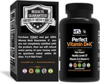 HFL Perfect Vitamin D&K by Dr. Sam Robbins | Vitamin D3 & K2 (MenaQ7® MK-7) | 3 Month Supply | 2X Absorbable | Vegan, Plant-Based, Micro-Encapsulated.