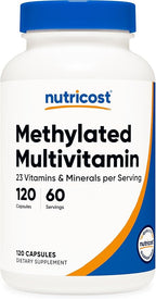 Nutricost Methylated Multivitamin 120 Capsules, 60 Servings - 23 Vitamin & Minerals Per Serving