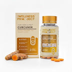 The Wellness Project Turmeric Curcumin with Curcuwin Ultra+ 250mg | Supports Joint, Muscle & Lung Health | for Mobility & Recovery | for Women & Men | 60 Tablets – 2 Month Supply (Pack of 3)