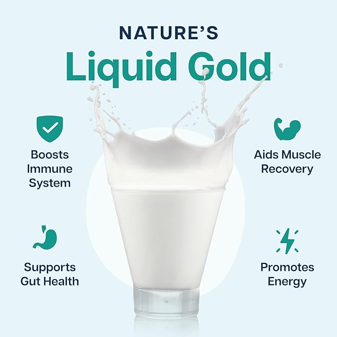 4000mg 800 IgG Grass Fed with Probiotics Bovine Colostrum Powder Supplement for Kids & Adults with Immunoglobulins (132 Grams, Unflavored)