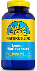 Nature's Life Lemon Bioflavonoids 1000mg - Citrus Bioflavonoids Supplement with Hesperidin and Rutin - Antioxidant and Cellular Support, Vitamin C Absorption - 60 Day Guarantee, 250 Serv, 250 Tablets