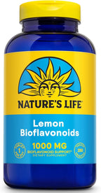 Nature's Life Lemon Bioflavonoids 1000mg - Citrus Bioflavonoids Supplement with Hesperidin and Rutin - Antioxidant and Cellular Support, Vitamin C Absorption - 60 Day Guarantee, 250 Serv, 250 Tablets