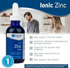 Trace Minerals Ionic Zinc - Ionic Zinc Supplement for Immune Support - Digestion, Growth & Skin Health Support - Chloride & ConcenTrace - Highly-Absorbable Drops - 2 fl oz (48 Servings)