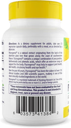Healthy Origins Pycnogenol 150 mg, 120 Veggie Capsules - 100% Clinically Studied French Maritime Pine Bark Extract - Supports Healthy Heart, Joint Health & Skin Elasticity - 4 Month Supply