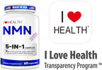 NMN Supplement, 5-in-1 Complex with NAC, Alpha Lipoic Acid, CoQ10 & Resveratrol - High Absorption Anti Aging Formula - Third Party Tested, cGMP, Gluten Free - 60 Capsules