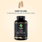 My Vida Origins Liver Detox with Organic Milk Thistle Organic Dandelion Extract and Choline with NAC – Liver Detox 120 Capsules