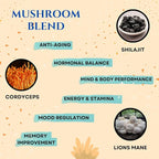 Brain Supplements for Memory & Focus - Nootropic Brain Health - Cognitive Performance, Clarity, Energy, Mental Vigor, Shilajit - Alpha Choline, Lion's Mane, Bacopa, 18 Premium Ingredients