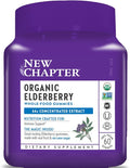 New Chapter Elderberry Gummies for Adults & Kids (2+), USDA Organic 64x Concentrated Elderberry for Immune Support, Great-Tasting Whole-Food Gummies, Vegan & Non-GMO - 60 ct