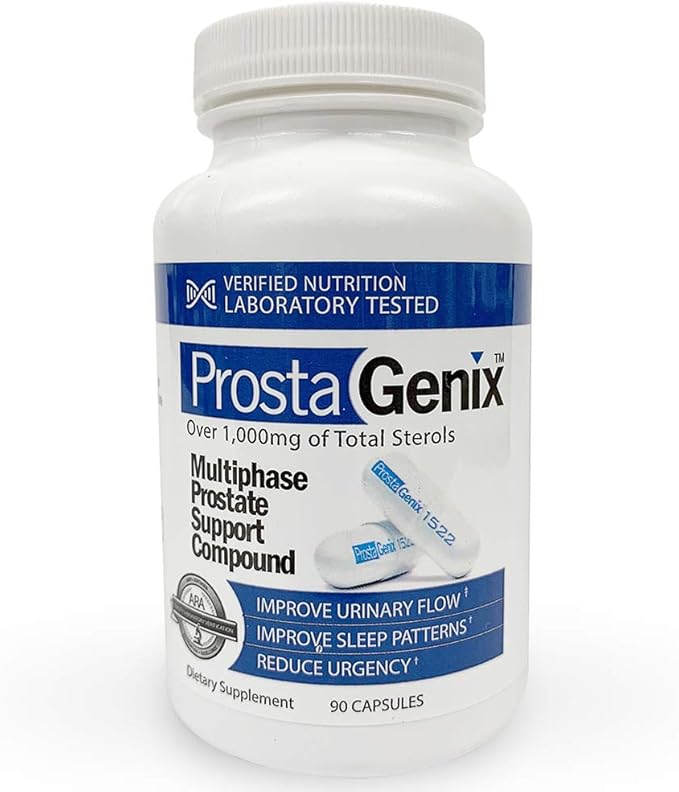 ProstaGenix Multiphase Prostate Supplement - 10 Bottles - Over 1 Million Sold - End Nighttime Bathroom Trips, Urgency, Frequent Urination. (Pack of 2)