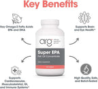 Allergy Research Group Super EPA - Omega 3 Supplement, Fish Oil Concentrate, EPA, DHA, Omega 3 Fatty Acids, Sustainably-Sourced Anchovies, Softgels - 200 Count