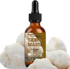 Lion’s Mane Mushroom Liquid Extract, High Potency, Alcohol Free, 60 Daily Doses for Brain Health