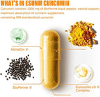 CURALIVA - Curcumin Phytosome 1000 mg - Clinically Studied High Absorption Curcumin Complex - Supports Health in Joints, GI Tract, Liver,Muscles & Immune Health Support - 120 Capsules - 60 Servings