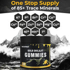 Shilajit Gummies l Manuka Honey | Himalayan shilajit |No Added Sugar I Ashwagandha, Gokshura| Fulvic Acid & 85+ Trace Minerals I for Men, Women I Non-GMO I 100% Natural & Organic I 30 Gummy
