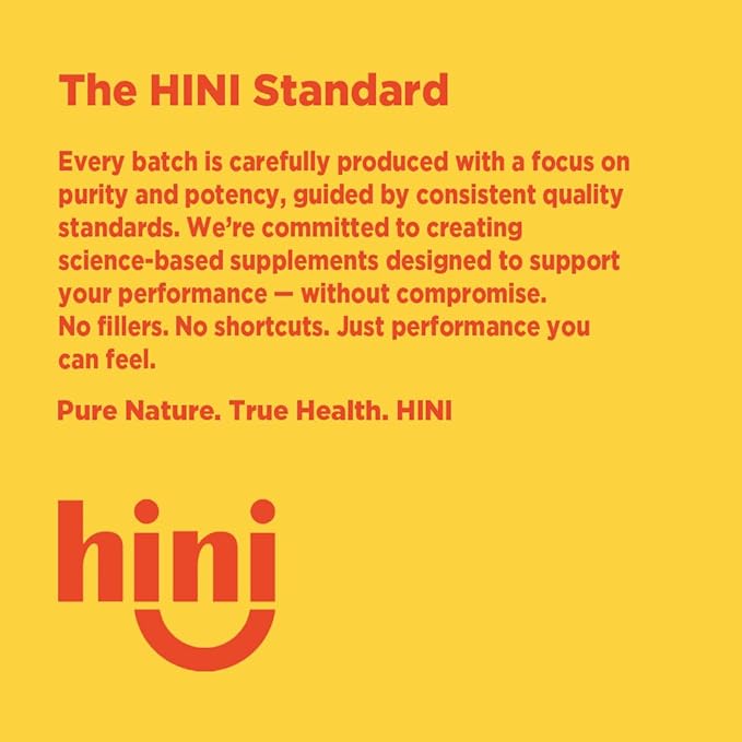 HINI Liposomal Vitamin C 500mg - High Absorption Vitamin C Capsules for Daily Wellness, Organic, 1 per Serving, 120 Capsules