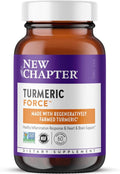 New Chapter Turmeric Supplement, One Daily, Heart, Brain & Healthy Inflammation Support, Supercritical Turmeric Curcumin Means No Black Pepper Needed, Non-GMO, Gluten Free – 60 Count (2 Month Supply)