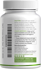 DEAL SUPPLEMENT Vitamin B1 500mg with Benfotiamine, 240 Capsules – 2 in 1 Enhanced Formula – Fat & Water Soluble Thiamine B1 Supplement – Third Party Tested, Non-GMO, No Gluten