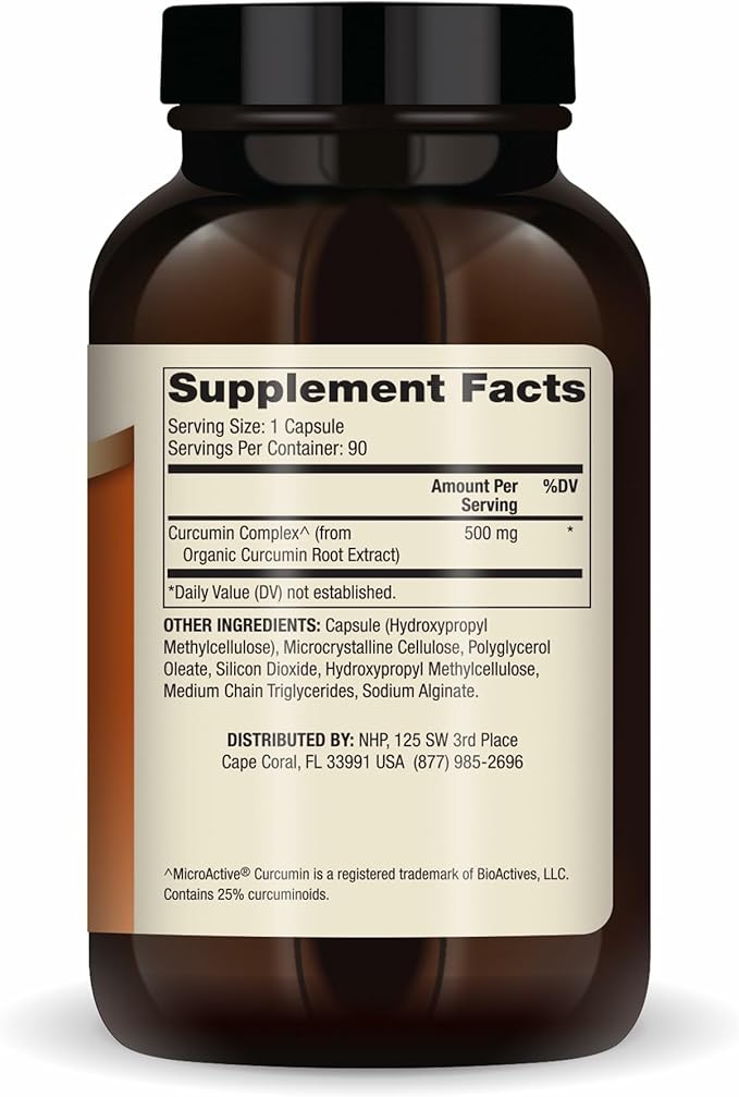 Dr. Mercola Curcumin Advanced - 500 mg Curcumin Root Extract - 95% Curcuminoids - For Vision Health, Digestion & Focus - Sustained Release - Non-GMO, Gluten-Free & Soy-Free - 90 Servings (90 Capsules)