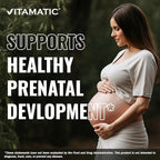 Vitamatic Folic Acid 800 mcg - 500 Vegetarian Tablets - Vitamin B9