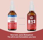 Vitamin B12 Sublingual Liquid Drops (5000 mcg) Plus B1 & B6 in Fastest Absorption Way. Best Formula to Support Brain Cells & Nerve Tissue, Enhance Red Blood Cell Function, Increase Energy & Metabolism
