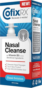Nasal Cleanse Solution Spray, Povidone Iodine with Vitamin D3 & Xylitol, Cleans Nasopharynx, For Cold Allergy Sinus Relief, Laboratory Tested Patented Formula, Fast Acting & Long Lasting, 3 pk