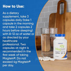 Nutricost Magnesium L-Threonate As Magtein 2000mg, 120 Capsules - Non-GMO, Gluten Free, Vegetarian Friendly