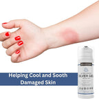 Colloidal Silver Gel, Burn and Wound Care with Aloe Vera - 30ppm pH Balanced Formula Helps Soothe Burns, Sores & Eczema - Structured Silver - Made in USA (3.38 oz)