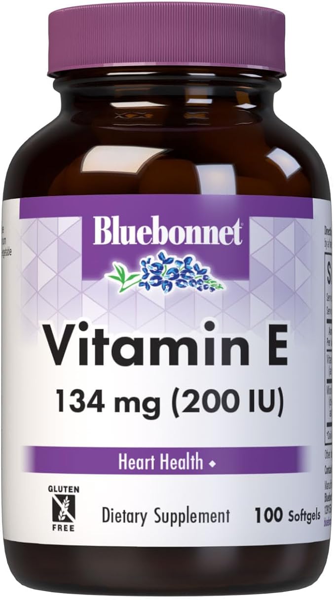 Bluebonnet Vitamin E 200 IU Mixed Softgels, 100 Count