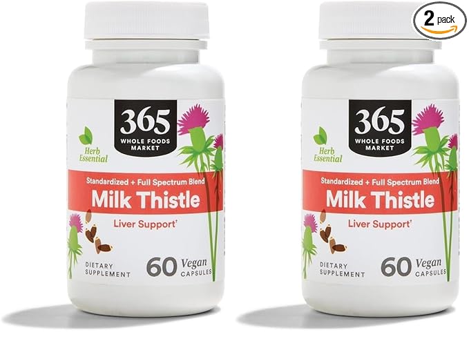 365 By Whole Foods Market, Milk Thistle, 60 Count (Pack of 2)