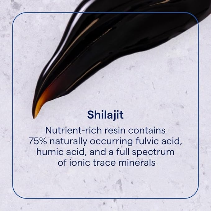 Trace Minerals Shilajit Resin - Himalayan Shilajit Resin for Overall Wellness - Immunity Support - Energy, Brain & Digestive Health Support - ConcenTrace - 450mg Per Serving (60 Servings)