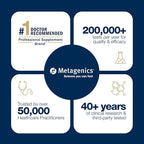 Metagenics Magnesium L-Threonate - Magtein Magnesium for Brain Health, Memory, Learning & Cognitive Support - Clinically Studied Bioavailable Form - Non-GMO, Gluten-Free, Vegan - 120 Capsules