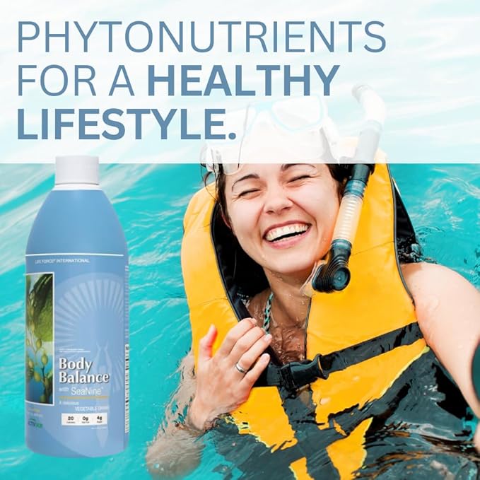 Youngevity Body Balance Land & Sea Plant Based Nutrition - Sea Vegetables, Kelp, Nori, Honey, Aloe Vera, and More - 75+ Nutrients w/Vitamins, Minerals, Amino Acids - (32 Fl Oz) (4)