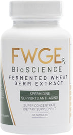 Spermidine Longevity and Cellular Health - Fermented Wheat Germ Extract, Autophagy Inducer, Holistic, Non-GMO, Gluten-Free, Sugar-Free, Vegan, Antioxidant, Natural, 360 Capsules (6 Bottles)