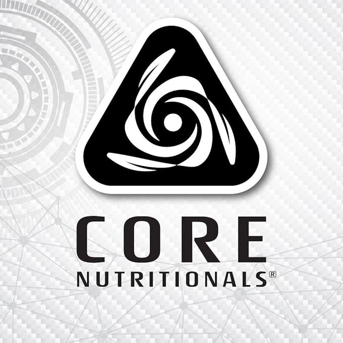 Core Nutritionals Test Vitality & Testosterone Support | with KSM-66 Ashwagandha, Calcium D-Aspartic Acid, & Pine Extract | 28 Servings (Black Lightning)