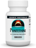 Source Naturals Pantethine B-5 Coenzyme Precursor, 25 mg - 60 Lozenges