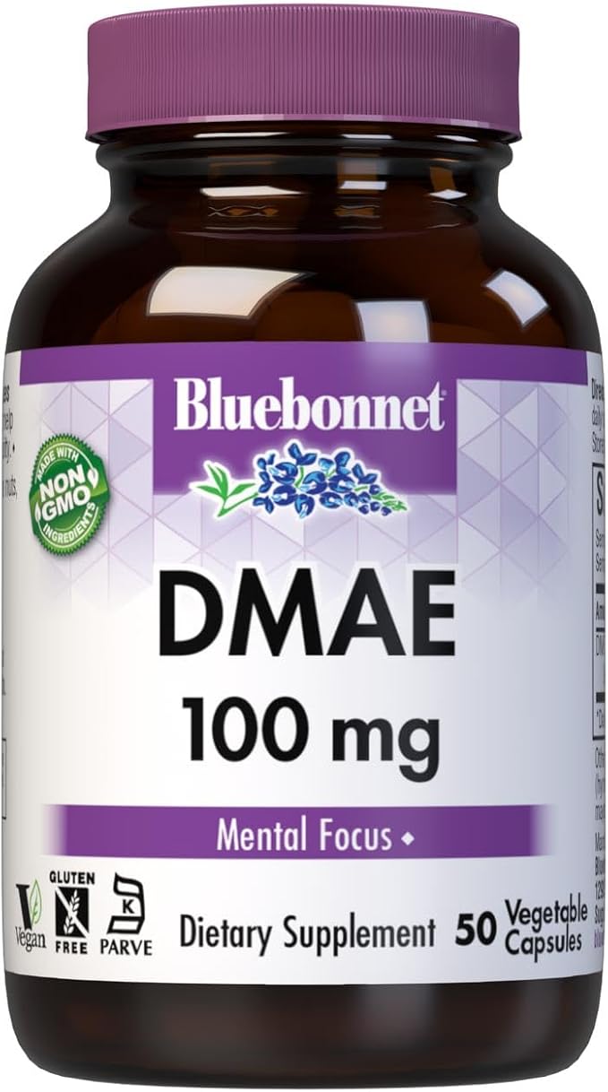 Bluebonnet Nutrition Dmae 100mg, 50 CT