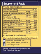 TheraSuva Vitamin B-Complex + CoQ10 + Vitamin C - Max Strength Supplement for Energy, Metabolism Support, 2 Month Supply, 120 Softgels