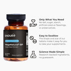 Endur MegaNatural-BP Grape Seed Extract, Sustained Release Formula For Optimal Absorption, 150mg (120 Tablets)