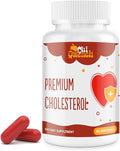 Cholesterol Supplements with Plant Sterols, Niacin, Red Yeast Rice, Citrus Bergamot, Garlic, Cholesterol Supplement Support Normal Cholesterol Levels, 90 Softgels