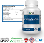 Well of Life Ashwagandha Supplements 1300mg Per Serving – with Black Pepper Extract for Calm, Focus & Sleep Support | 60 Vegan Capsules Non GMO GMP Certified USA Made