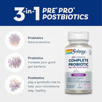 SOLARAY Mycrobiome Complete Probiotic Women’s Formula - Vaginal Probiotics for Women Plus Pre and Postbiotic - 50 Billion CFU, 28 Strains - Vegan, Gluten Free - 30 Serv, 30 VegCaps